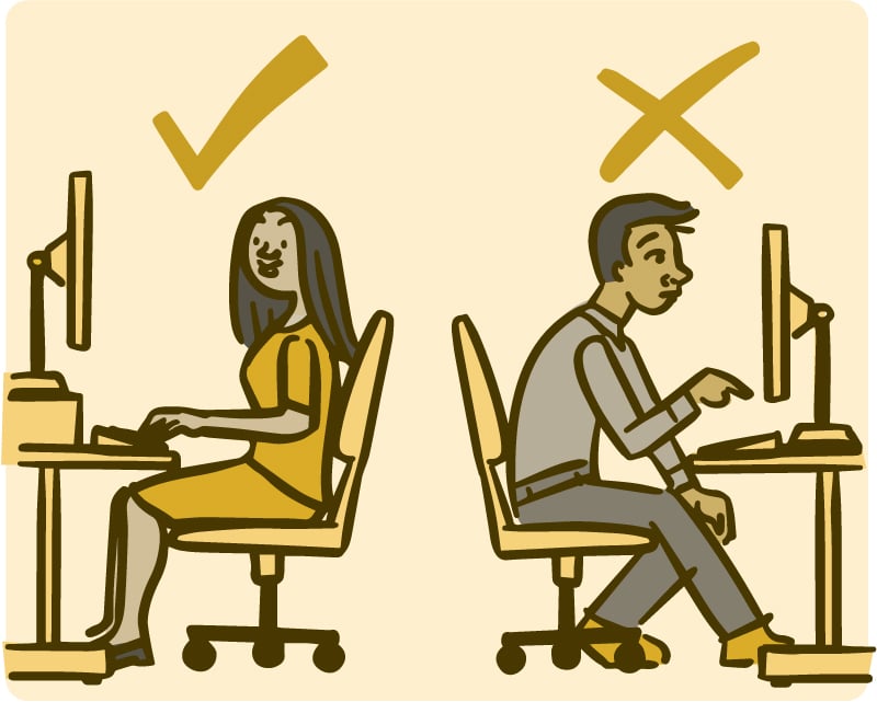 Poor Posture Habits - Reduce Strain With Better Alignment